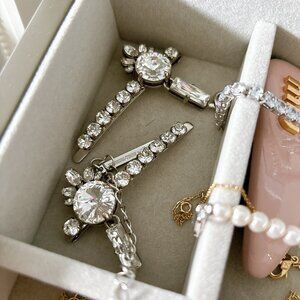 99% NEW MIU MIU HAIR CLIPS SET